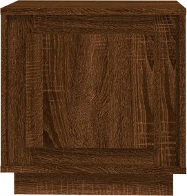 vidaXL Κομοδίνο Καφέ Δρυς 44 x 35 x 45 εκ. από Επεξεργασμένο Ξύλο