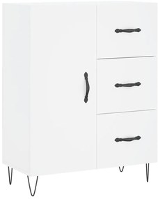 vidaXL Ντουλάπι Λευκό 69,5x34x180 εκ. από Επεξεργασμένο Ξύλο