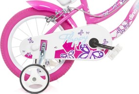 Flappy 14 Inch 24 cm Girls Caliper White/Pink