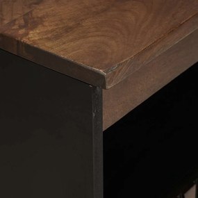 vidaXL Πλαϊνό Γραφείο Καφέ 60 x 33 x 75 cm Μασίφ ξύλο μάνγκο