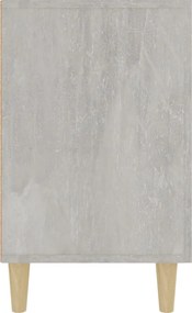 vidaXL Ντουλάπι Γκρι Σκυροδέματος 100 x 36 x 60 εκ. Επεξεργασμένο Ξύλο