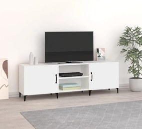 vidaXL Έπιπλο Τηλεόρασης Λευκό 150x30x50 εκ. από Επεξεργασμένο Ξύλο