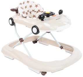 ΣΤΡΑΤΑ ΠΕΡΠΑΤΟΥΡΑ ΜΕ ΜΟΥΣΙΚΗ KIKKA BOO WALKER CAR BEIGE 31005030008