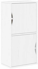 vidaXL Βοηθητικό Ντουλάπι ODDA Λευκό 40x24x79εκ. από Μασίφ Ξύλο Πεύκου