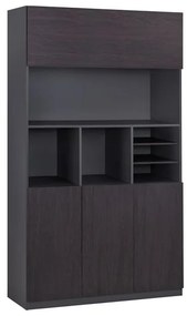 ΒΙΒΛΙΟΘΗΚΗ ΓΡΑΦΕΙΟΥ ΕΠΑΓΓΕΛΜΑΤΙΚΗ ROSEWOOD HM2088 120Χ40Χ200Υ εκ. - 0520888 - HM2088