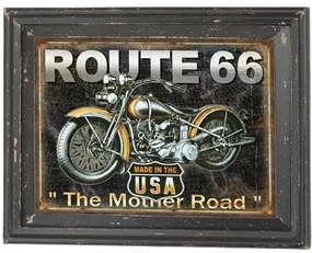 Vekrakis Πίνακας Διακοσμητικός "Route 66" 38Χ47 cm