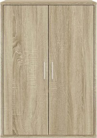 vidaXL Συρταριέρα Sonoma Δρυς 60x31x84 εκ. Επεξεργασμένο Ξύλο