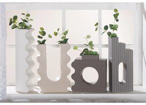 Βάζο ArteLibre Γκρι Κεραμικό 14.5x8x36cm