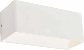 Απλίκα Τοίχου LED Aca Nephele L350374L White Matt