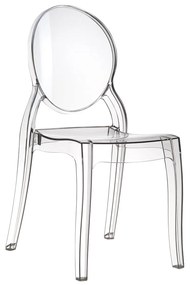 Siesta Elizabeth* Chair Transparent metax-01-03-626 διάστ.50.0000 x 47.0000 x 90.0000