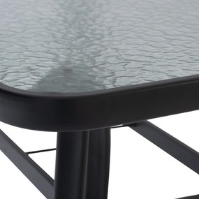 ΣΕΤ ΤΡΑΠΕΖΑΡΙΑΣ MORNER HM21195 ΤΡΑΠΕΖΙ ΜΕ 4 ΠΟΛΥΘΡΟΝΕΣ--ΓΚΡΙ