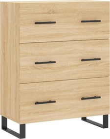 vidaXL Ντουλάπι Sonoma Δρυς 69,5 x 34 x 90 εκ. από Επεξεργασμένο Ξύλο