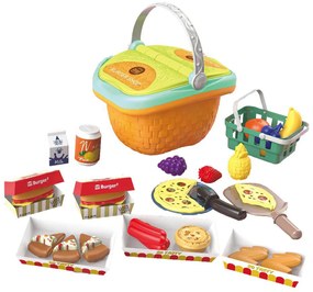 Παιχνίδι Ρόλων-Βαλιτσάκι Πικ Νικ (23x18x20) Luna Toys Πορτοκαλί