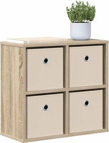 vidaXL Πλαϊνό γραφείο Δρύς Sonoma 49,5 x 22 x 47 εκ