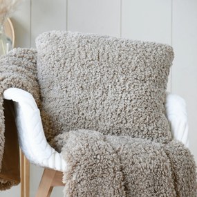 Διακοσμητικό Μαξιλάρι Γούνινο 2 Όψεων (50x50) S-F Dudley Taupe C1D437002