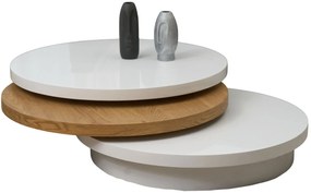 Τραπεζάκι σαλονιού Layer Plus Mήκος 80.0 Βάθος 80.0 Ύψος 27.0 162812889