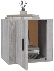 vidaXL Κομοδίνα 2 τεμ. Γκρι Sonoma 50x39x47 εκ.