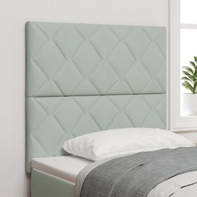 vidaXL LED Κεφαλάκι Διαμαντένια Μπλοκ Ανοιχτό Γκρι 100 εκ.