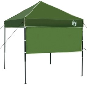 vidaXL Σκηνή Canopy Pop-up Πράσινο 200 x 200 cm ύφασμα