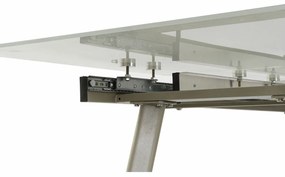 Τραπεζαρία DKD Home Decor Κρυστάλλινο Χρυσό Μέταλλο Λευκό (140 x 80 x 76 cm)