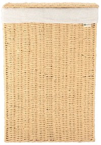ESTIA ΚΑΛΑΘΙ ΑΠΛΥΤΩΝ BOTANICA 38x22x55cm ME ΕΣΩΤΕΡΙΚΗ ΕΠΕΝΔΥΣΗ &amp; ΚΑΠΑΚΙ ΟΡΘΟΓΩΝΙΟ