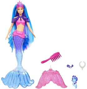 Κούκλα Barbie Dreamtopia Γοργόνα HHG52 Purple Mattel
