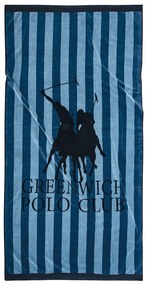 3855 ΠΕΤΣΕΤΑ ΘΑΛΑΣΣΗΣ 90Χ180 GREENWICH POLO CLUB ΜΠΛΕ