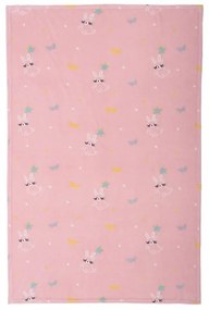 Βρεφική Κουβέρτα Fleece Κούνιας Fly Love Pink 110x150 Nef-Nef Homeware