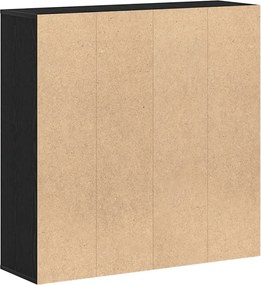 vidaXL Βιβλιοθήκη Μαύρη Δρυς 98x29x97,5 εκ. από Τεχνητό Ξύλο