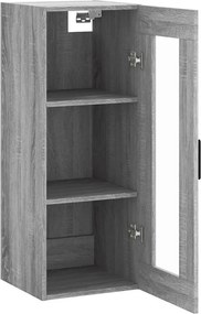 vidaXL Ντουλάπι Τοίχου Γκρι Sonoma 34,5 x 34 x 90 εκ.