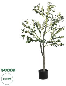 20053 GloboStar® Artificial Garden OLIVE TREE 20053 Τεχνητό Διακοσμητικό Φυτό Ελιά Υ120cm