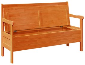 vidaXL Εξωτερικός Πάγκος Ακακίας 119x76x44 εκ Μασίφ Ξύλο Πεύκου