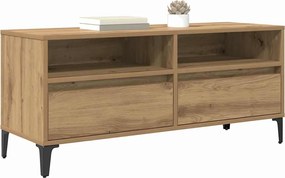 vidaXL Ντουλάπι TV 100 x 34,5 x 44,5 εκ. Artisan Oak