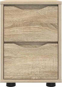 vidaXL Κομοδίνα 2 pcs Δρύς Sonoma 30,5 x 30 x 43 εκ Επεξεργασμένο ξύλο