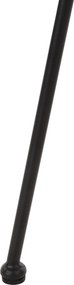 ΠΟΛΥΘΡΟΝΑ ΤΥΠΟΥ ΦΩΛΙΑ ΜΕΤΑΛΛΙΚΗ ALLEGRA HM5458.11 ΜΕ WICKER ΜΠΕΖ 73x78x88Υεκ.