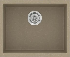 Sanitec Classic 341 (50×40) - Γρανιτένιος νεροχύτης - Granite Taupe