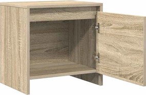 vidaXL Κομοδίνο Sonoma Δρυς 45x34x44,5 εκ. από Επεξεργασμένο Ξύλο