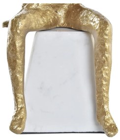 Διακοσμητική Φιγούρα DKD Home Decor 11 x 12 x 28 cm Ασημί Μαύρο Λευκό Άντρες (x2)