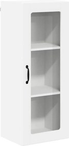 vidaXL Ραφιέρα τοίχου LUCCA Λευκό 40 x 31 x 100 εκ. Επεξεργασμένο Ξύλο