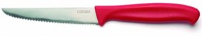 Μαχαίρι Κουζίνας Πριονωτό CO07535000 12cm Από Ανοξείδωτο Ατσάλι Silver-Red Comas Ανοξείδωτο Ατσάλι