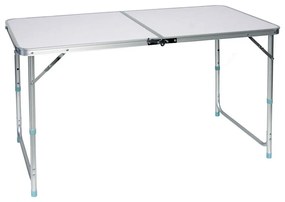 Τραπέζι Camping Βαλίτσα Με Τηλεσκοπικά Πόδια 120x60cm 171-0843