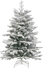 vidaXL Τεχνητό Χριστουγεννιάτικο Δέντρο με Άξονα Λευκό 120 cm