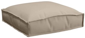 vidaXL Μαξιλάρι παλέτας για κάθισμα 6 pcs Taupe 40 x 40 x 8 εκ.