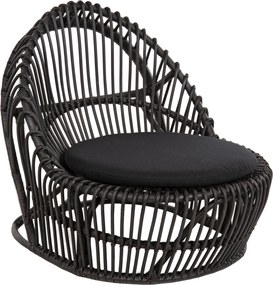 ΠΟΛΥΘΡΟΝΑ ENTROPY HM9840.03 ΦΥΣΙΚΟ RATTAN ΜΕ ΜΑΞΙΛΑΡΙ-ΜΑΥΡΟ 80x97x85Υεκ.