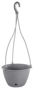 Γλάστρα Κρεμαστή (Φ23x14.5) Marhome Splofy Γκρι 09-DSPW230-405U