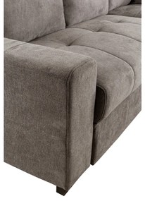 BILL ΚΑΝΑΠΕΣ ΚΡΕΒΑΤΙ ΓΩΝΙΑ ΔΕΞΙΑ TAUPE 241x173x94 - 70-0412