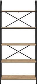 vidaXL Ράφι Βιβλίων Artisan Oak 80 x 30 x 183 εκ Επεξεργασμένο ξύλο
