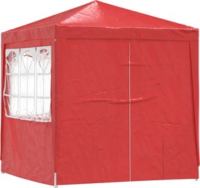 vidaXL Σκηνή Πάρτυ Κόκκινο 200 x 200 x 240 εκ