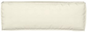 vidaXL Μαξιλάρι Παλαιού Τύπου Κρεμ 120x40x8 εκ. Oxford Fabric