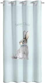 Παιδική Κουρτίνα (160x240) Με Τρουκς Saint Clair Lapin Blue